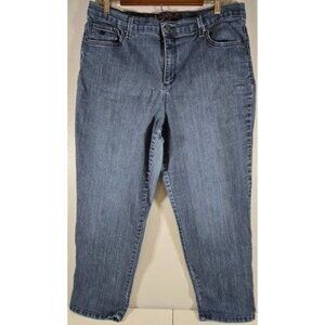 Gloria Vanderbilt Amanda Womens Plus Size 16W Short Jeans Denim Pants